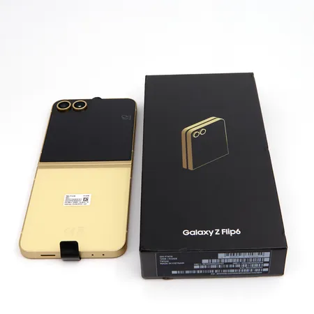 Älypuhelin Samsung Galazy Z Flip 6 5G 12/512GB, keltainen, käyttämätön, mukana alkuperäinen pakkaus ja ostokuitti 11.11.2024, takuu voimassa 2 vuotta