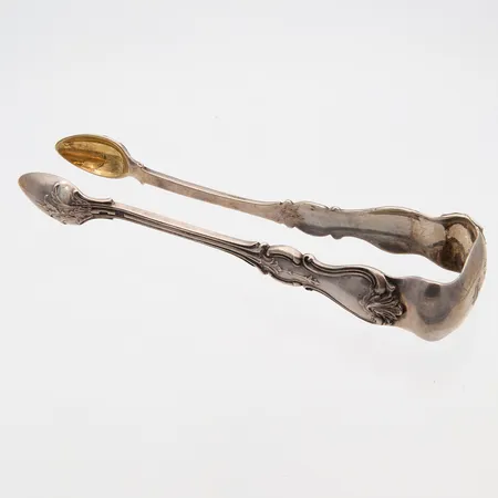 Sokeripihdit, pituus 160mm, kaiverrettu, leimat AT 1845 ja MN, 84, Paino: 67,5 g