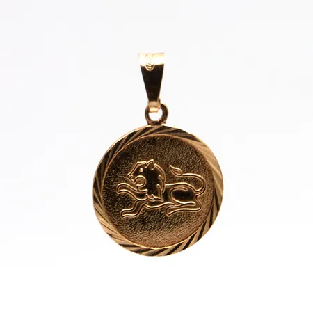 Horoskooppiriipus, Leijona, korkeus 20mm, 585, Paino: 1,1 g