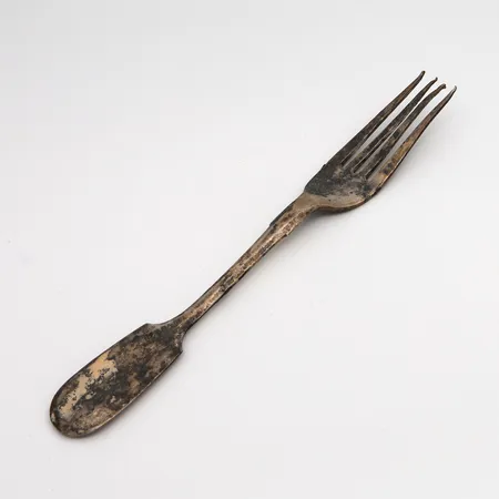 Viallinen haarukka, pituus 175mm,  zolotnik 84,  Paino: 39,6 g