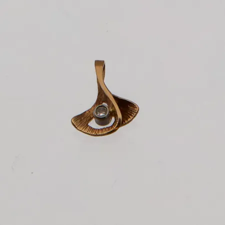 Timanttiriipus 1xn.0.01ct, korkeus 10mm, leveys 10mm, 585,  Paino: 0,4 g