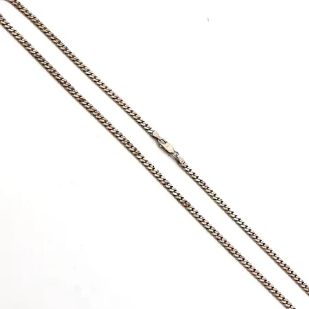 Panssarikaulaketju, pituus 61cm, leveys 4mm, 925, Paino: 31 g
