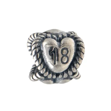 Hela, Pandora, Birthday Milestone Charm, korkeus 8mm, leveys 8mm, 925,  Paino: 2,2 g
