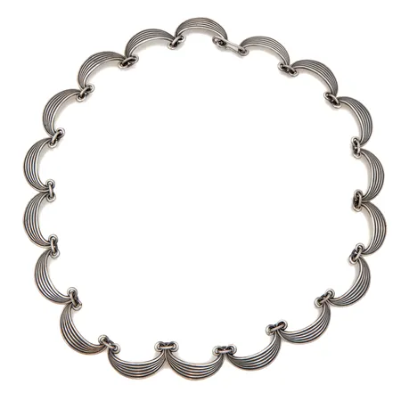Kaulakoru Kalevala, Savolaisvene, pituus 49cm, design Börje Rajalin, Helsinki 1961, 916, Paino: 46 g