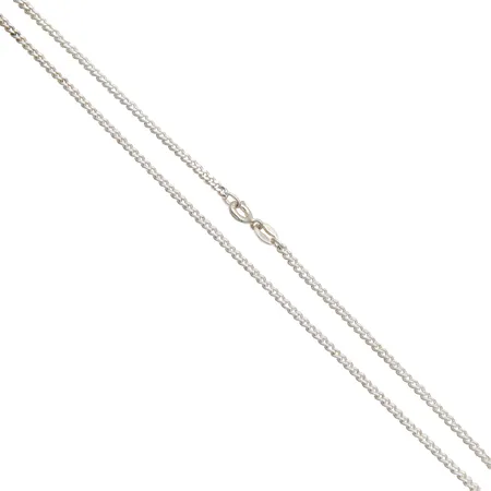 Panssarikaulaketju, pituus 50cm, 925,  Paino: 7,5 g