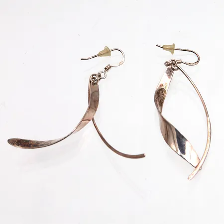 Korvakorut, korkeus 60mm, muovitaustat, 925,  Paino: 3,2 g