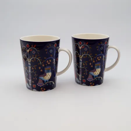 Kaksi muki, Taika, Iittala, sininen, 40cl,  