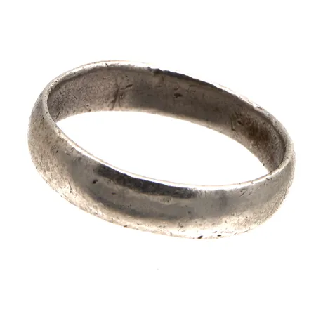 Sileä sormus, koko 15½, 925,  Paino: 1,8 g
