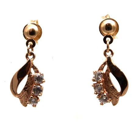Kivikorvakorut, korkeus 20mm, 585br,  Paino: 1,8 g