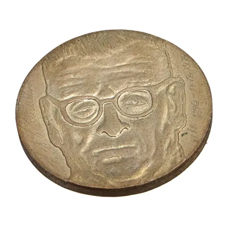 Juhlaraha, J.K Paasikivi, 100 vuotta, vuodelta 1970, nimellisarvo 10 markkaa, 500, Paino: 22,9 g