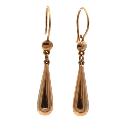 Kyynel-korvakorut, korkeus 38mm, 585,  Paino: 1,7 g
