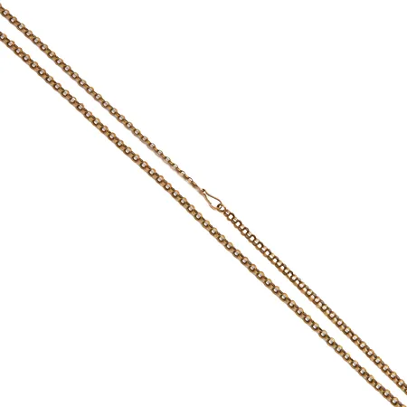 Kaulaketju, pituus 74cm, leveys 4mm, 583,  Paino: 9,3 g