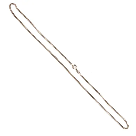 Panssarikaulaketju, pituus 45,5cm, leveys 2mm, 925,  Paino: 4,9 g