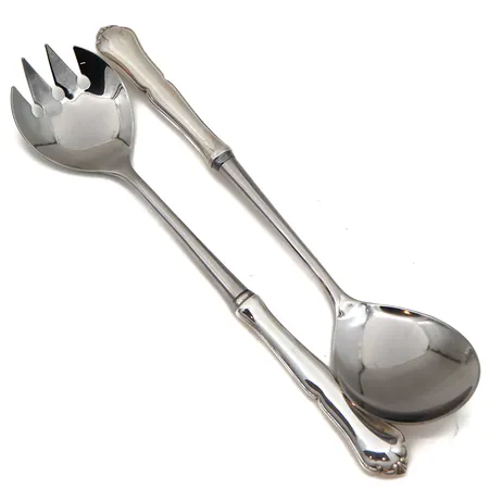 Salaattiottimet, Chippendale, pituudet 260mm ja 265mm, 830br,  Paino: 164,2 g