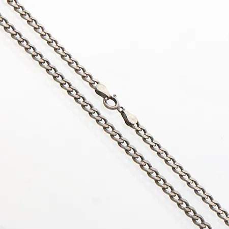 Panssarikaulaketju, pituus 51cm, leveys 4mm, 925,  Paino: 18,4 g