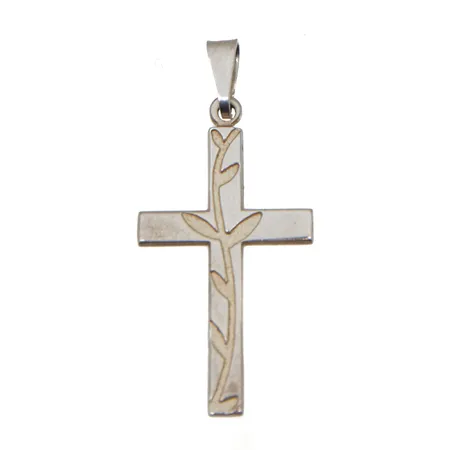 Ristiriipus, kaiverrettu, korkeus 33,5mm, 925,  Paino: 1,2 g