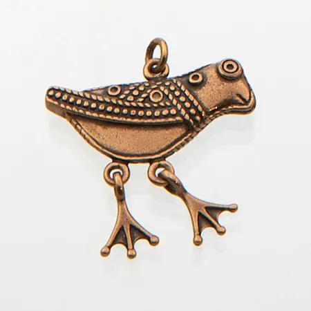 Riipus, Hattulan Lintu, Kalevala, korkeus 36mm, pronssia Paino: 0 g