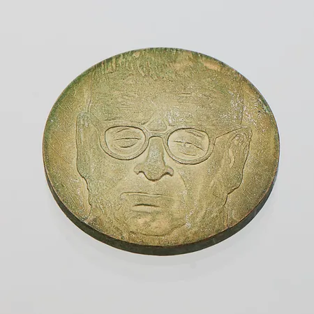 Juhlaraha, J.K Paasikivi, 100 vuotta 1970, nimellisarvo 10mk, 500,  Paino: 22,7 g