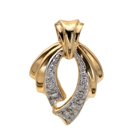 Timanttiriipus 3xn.0.02ct 2xn.0.01ct 2xn.0.005ct, korkeus 21mm, 585,  Paino: 2,4 g