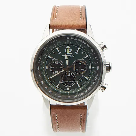 Rannekello Citizen Eco-Drive B620, chronograph, quartz, rungon Ø 44mm, rannekkeen pituus 180-230mm, lasissa naarmu