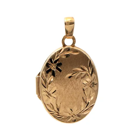 Medaljonki, korkeus 23mm, 585br,  Paino: 1,3 g