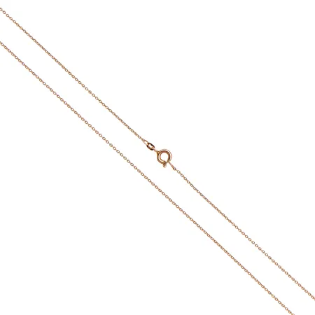 Ankkurikaulaketju, pituus 47cm, leveys 0,8mm, 585,  Paino: 1,2 g