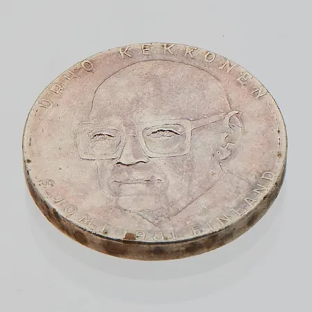 Juhlaraha, Urho Kekkonen 1981, nimellisarvo 50mk, 500,  Paino: 20 g