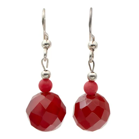Kivikorvakorut, korkeus 36mm, 925br,  Paino: 5,2 g