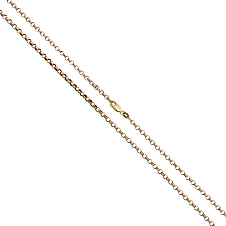 Papukaulaketju, pituus 46cm, leveys 3mm, 585,  Paino: 4,7 g