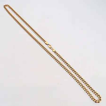 Panssarikaulaketju, pituus 50cm, leveys 4mm, 585,  Paino: 26,4 g