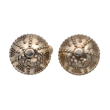 Korvakorut, ruuvikiinnitys, Kalevala, Filigraanipallo, Ø 18mm, 925,  Paino: 10 g