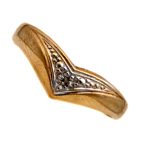 Timanttisormus 1xn.0.005ct, koko 14, 585,  Paino: 0,9 g