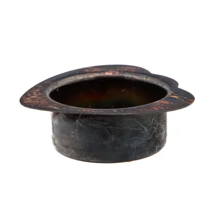 Tuikkukippo, kaiverrettu, kulumaa, korkeus 21mm, 925, Paino: 27,3 g