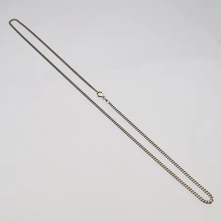 Panssarikaulaketju, pituus 60cm, leveys 2mm, 925,  Paino: 9,5 g