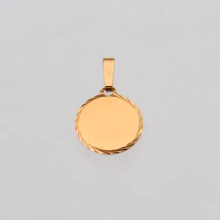Laatta-riipus, korkeus 20mm, leveys 12mm, 585,  Paino: 0,5 g