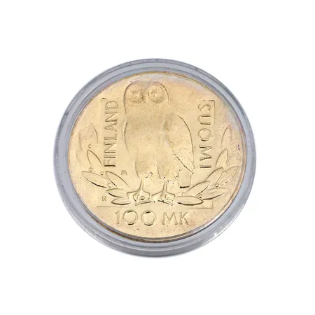 Juhlaraha, 100 Markkaa, 1990, Yliopisto Helsinki 1640-1990, 830, Paino: 24 g