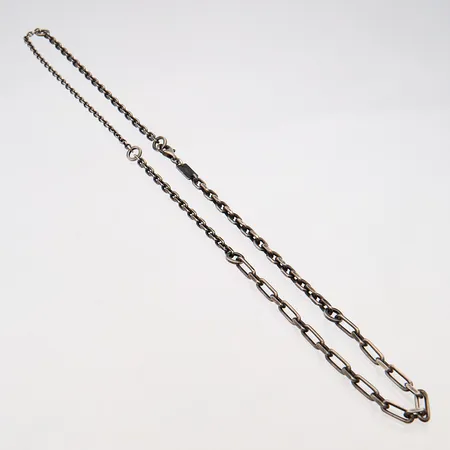 Kaulakoru, Efva Attling, pituus 62cm, leveys 3-8mm, 925,  Paino: 25,9 g