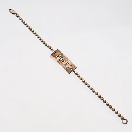 Rannekoru, Hope, Efva Attling, pituus 200mm, leveys 3-11mm, 925,  Paino: 10 g