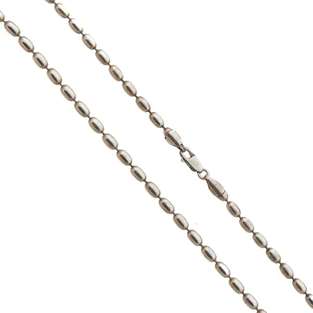 Kaulaketju, pituus 42cm, leveys 4mm, 925,  Paino: 17,1 g
