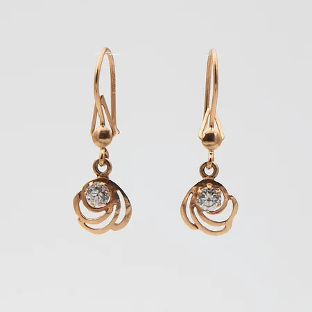 Kivikorvakorut, korkeus 22mm, 585br, Paino: 0,9 g