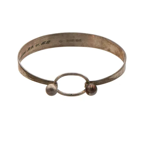 Rannerengas, E.Granit & Co, kaiverrettu, Ø 56mm, vuodelta 1961, Helsinki, 813, Paino: 9,4 g