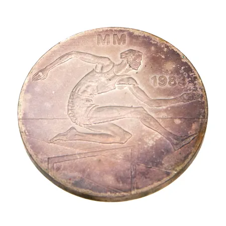 Juhlaraha, Yleisurheilun MM 1983, nimellisarvo 50 markkaa, 500, Paino: 21,8 g