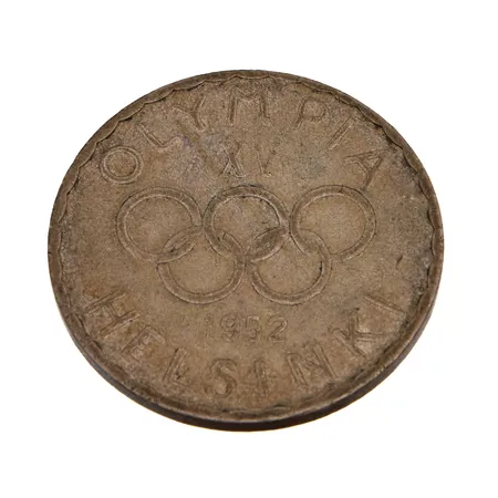 Olympiaraha, Olympia XV Helsinki 1952, nimellisarvo 500 markkaa, 500,  Paino: 12,2 g