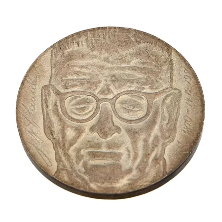 Juhlaraha, J.K Paasikivi, 100 vuotta, vuodelta 1970, nimellisarvo 10 markkaa, 500,  Paino: 22,7 g