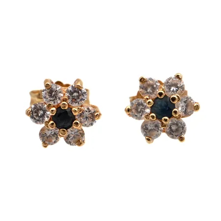 Kivikorvakorut, Ø 7mm, 585br,  Paino: 1,9 g