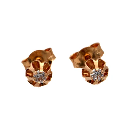 Kivikorvakorut, Ø 4mm, 585br,  Paino: 0,5 g