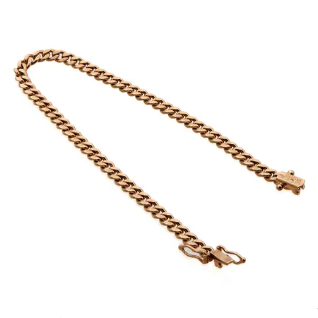 Panssariranneketju, pituus 195mm, leveys 4mm, 585, Paino: 11,5 g