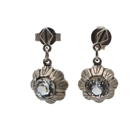 Kivikorvakorut, korkeus 18mm, toinen tausta 813, 925br,  Paino: 2 g