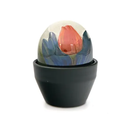 Ikikukka, Oranssi tulppaani, Heljä Liukko-Sundström, korkeus 120mm