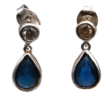 Kivikorvakorut, korkeus 15mm, 925br,  Paino: 2 g